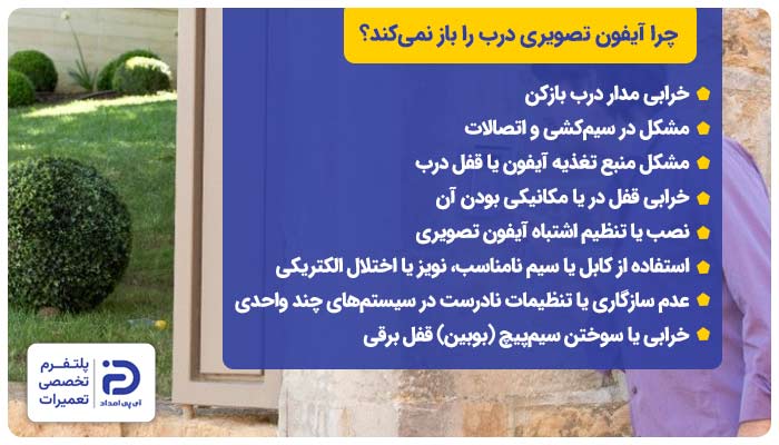 چرا آیفون تصویری درب را باز نمی‌کند؟ 8 علت + راهکار