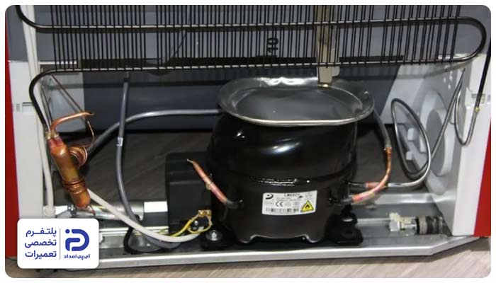 مشکل در کمپرسور یا سیکل سرمایش یکی از علت‌های ارور e6 یخچال الکترواستیل