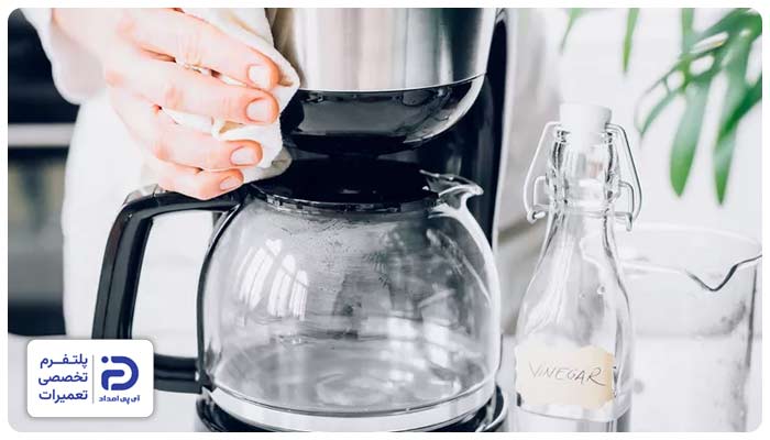  تجمع رسوب یا گرفتگی مسیر آب یا بخار یکی از دلایل سبز نشدن چراغ قهوه‌ساز 