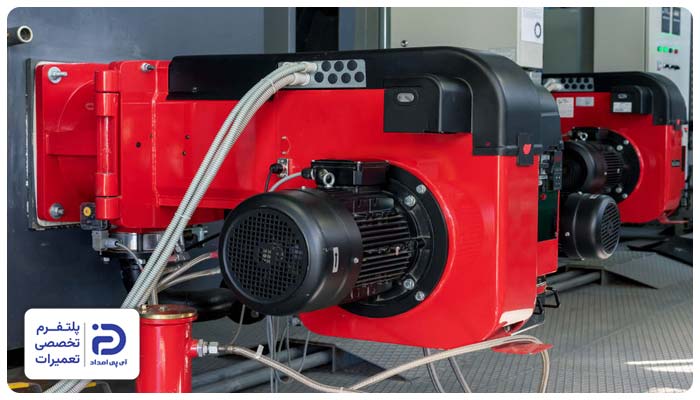 تعمیر مشعل موتورخانه