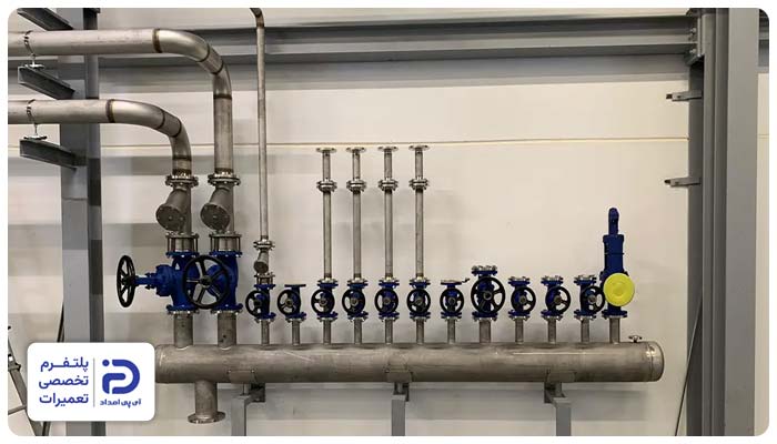 تعمیر کلکتور موتورخانه