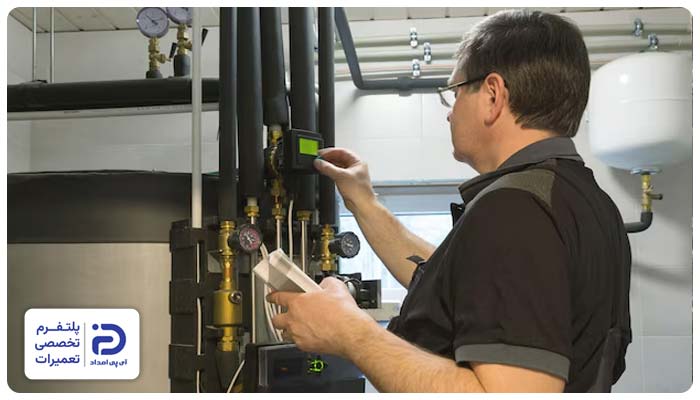 تعمیر ترموستات دیجیتال موتورخانه