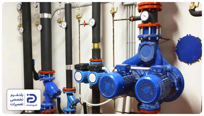 نصب پمپ موتورخانه