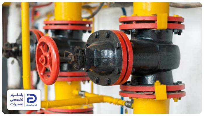 تعمیر شیر فلکه موتورخانه