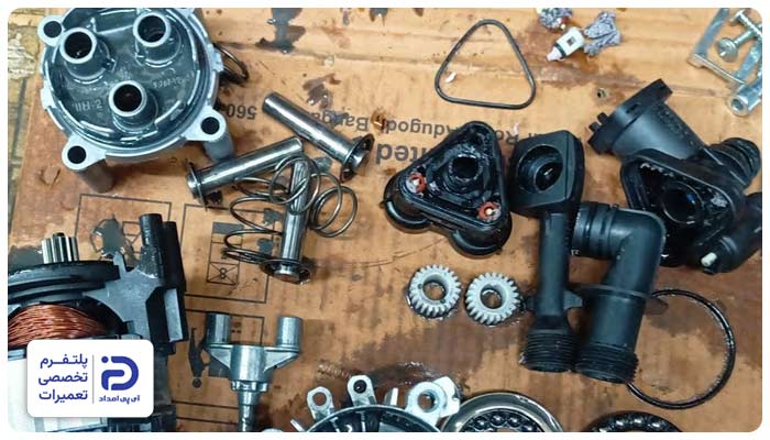 شکستگی یا فرسودگی قطعات پمپی یکی از علت های قطع و وصل شدن کارواش خانگی