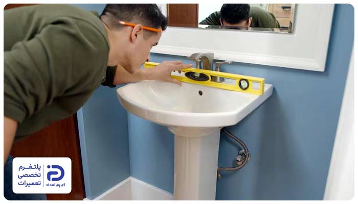 بررسی ارتفاع نصب روشویی از زمین و تراز آن
