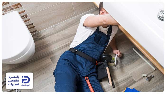 بررسی محل نصب روشویی و آماده‌سازی آن