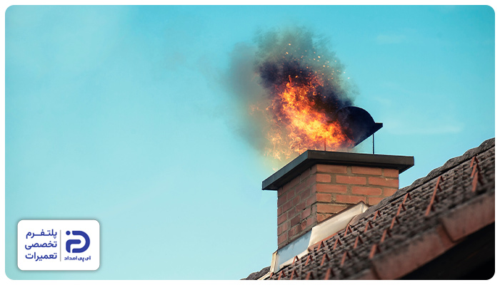 بسته شدن مسیر دودکش از علت‌های خاموش شدن مشعل موتورخانه