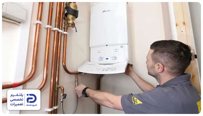 اتصال پکیج به برق و گاز