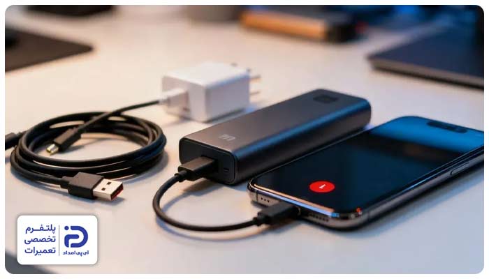 مشکلات اتصال یا کابل یکی از علت های خاموش شدن پاور بانک