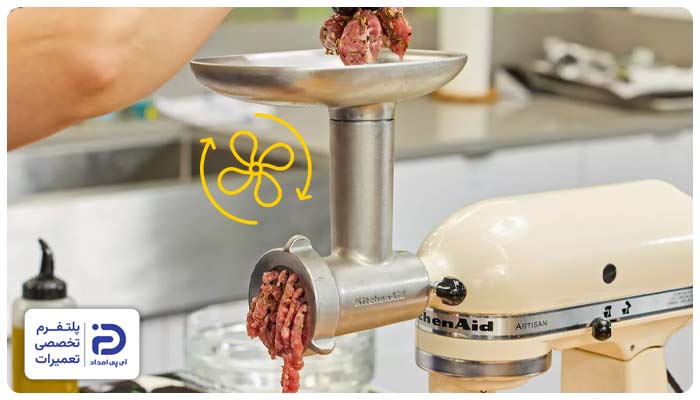 استفاده مداوم و بدون وقفه از علل داغ شدن چرخ گوشت