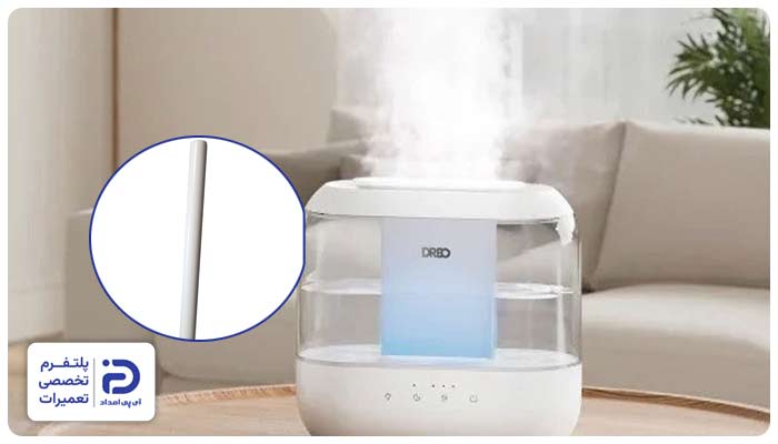 آسیب به پمپ، الکترود و ماژول تولید بخار یکی از علتهای قرمز شدن چراغ دستگاه بخور