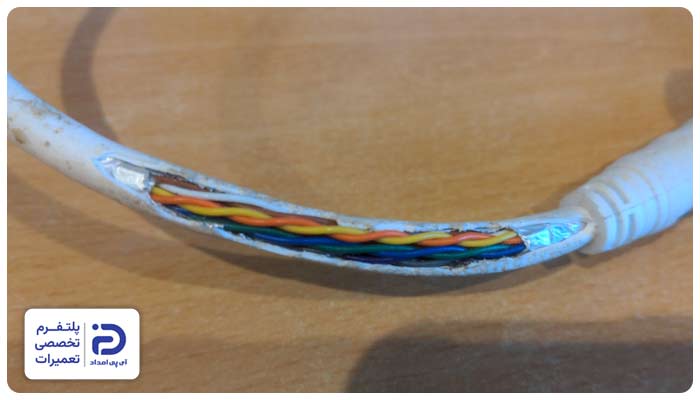 کابل‌ نامناسب یکی از علت‌های وجود نویز در دوربین مداربسته