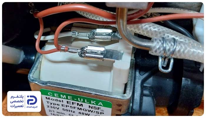 معیوب بودن قطعات مرتبط با پمپ یکی از علت های کار نکردن پمپ قهوه ساز