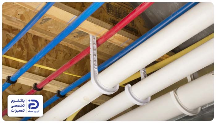 طراحی مسیر لوله‌ کشی ساختمان