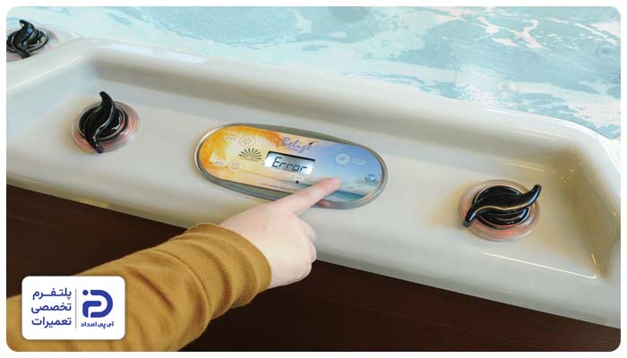 کار نکردن کنترل‌ دیجیتال وان و جکوزی