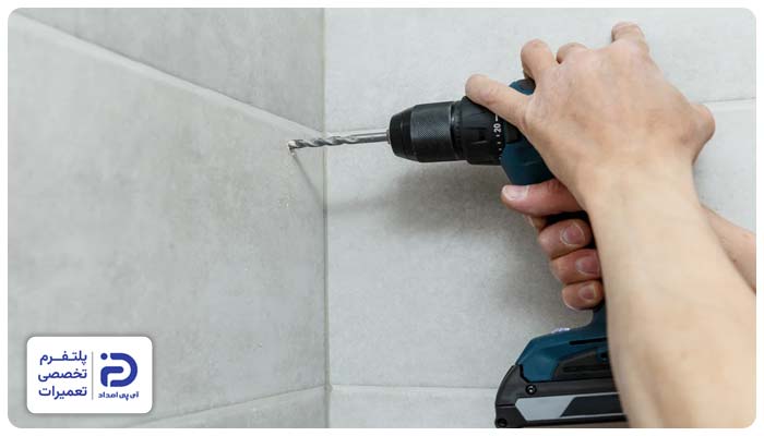 سوراخ کاری کاشی، سرامیک و شیشه