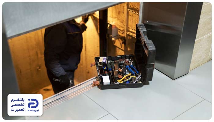 کار نکردن آسانسور و تجهیزات مکانیکی