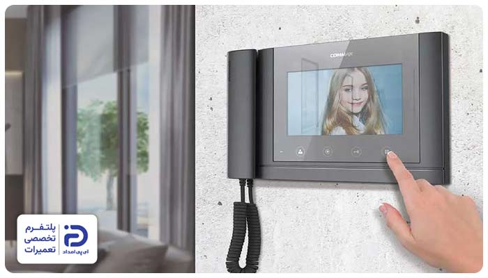 گرم بودن بیش‌ازحد محیط نصب علت چشمک زدن چراغ آیفون تصویری