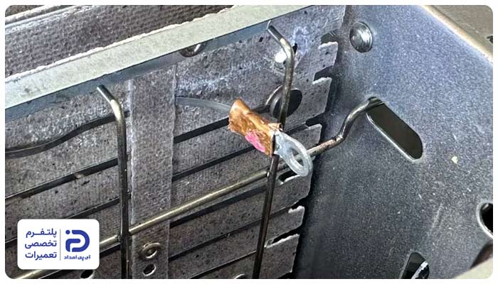 خرابی قطعات الکتریکی یکی از علتهای صدا دادن توستر