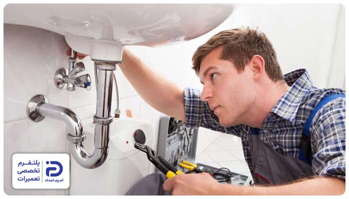 تست نهایی نصب روشویی