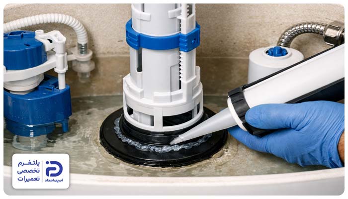 آب بندی فلاش تانک