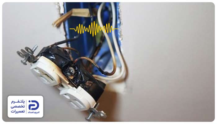 نوسان برق شهری یا ضعف پریز و سیمکشی برق ساختمان یکی از علت های آمپر کشیدن ماکروفر