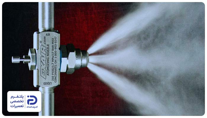 نازل گاز مشعل گازی موتورخانه