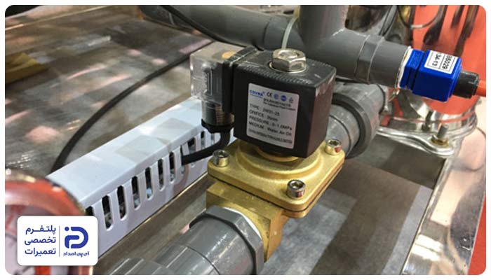 شیر برقی گاز مشعل گازی موتورخانه