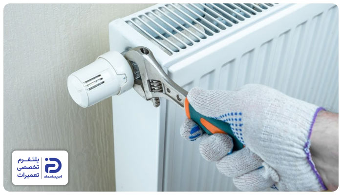 هواگیری رادیاتور شوفاژ