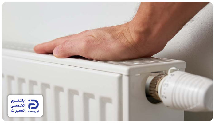 گرم نشدن کامل رادیاتور شوفاژ
