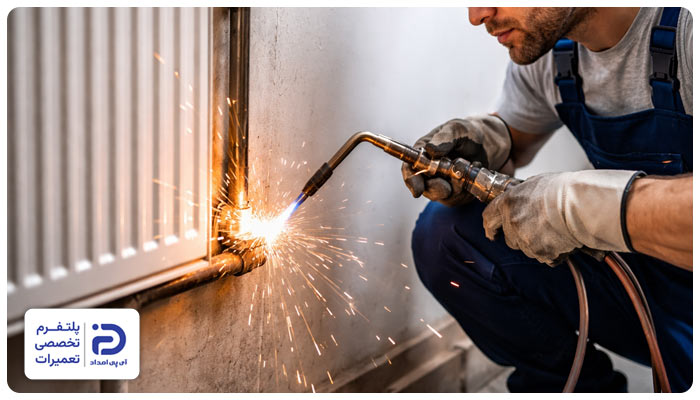 جوشکاری رادیاتور شوفاژ