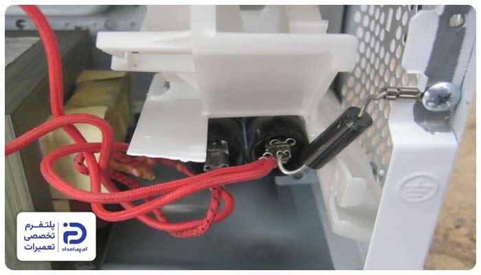 دیود ولتاژ بالا کنار خازن علت آمپر کشیدن ماکروفر