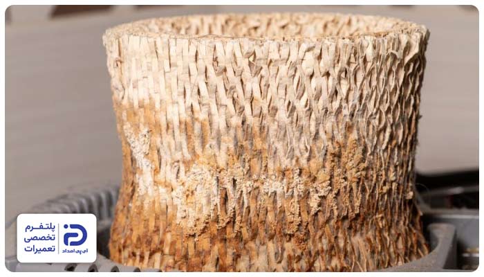 نصب نادرست فیلتر یا قطعات جانبی یکی از علت‌های صدای دستگاه بخور humidifier 