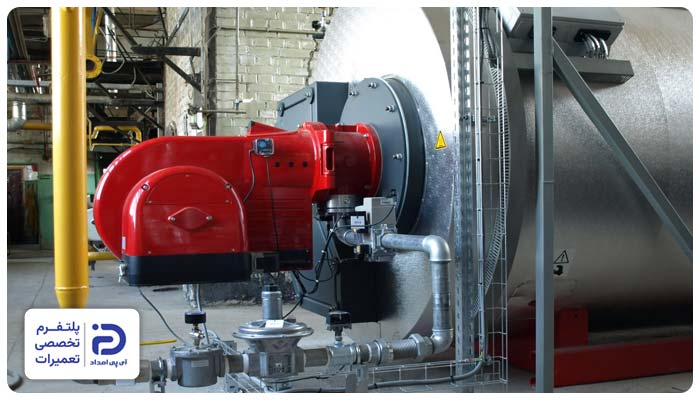 تعمیر مشعل دیگ بخار