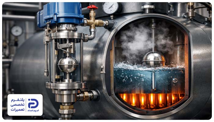 تعویض فلوتر دیگ بخار