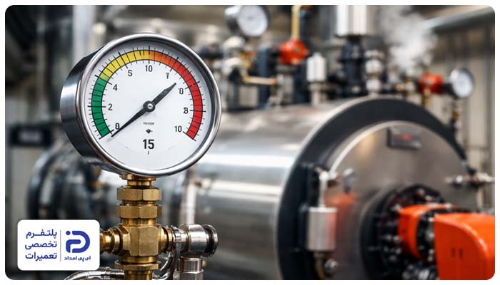تعمیر فشارسنج دیگ بخار