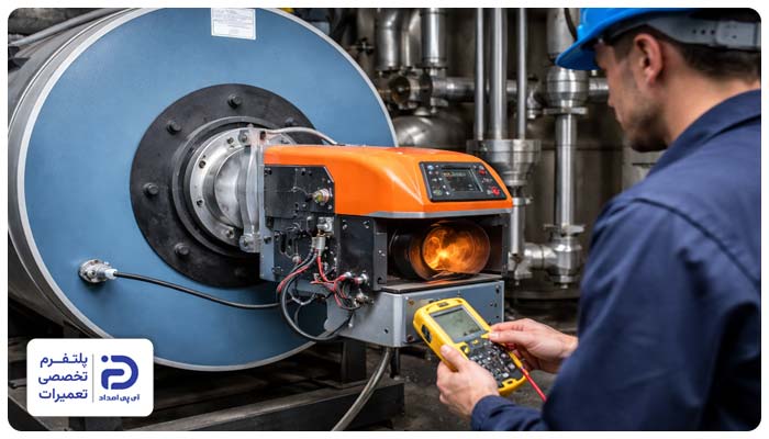 روشن نشدن مشعل دیگ بخار