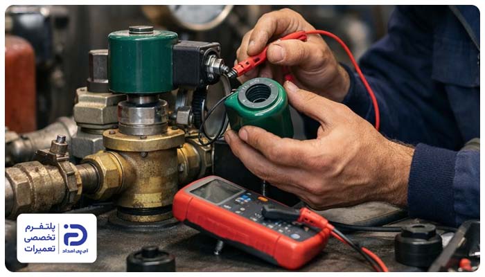 تعویض بوبین دیگ بخار