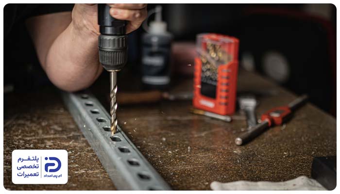 نصب و سوراخ کاری برای تجهیزات سنگین