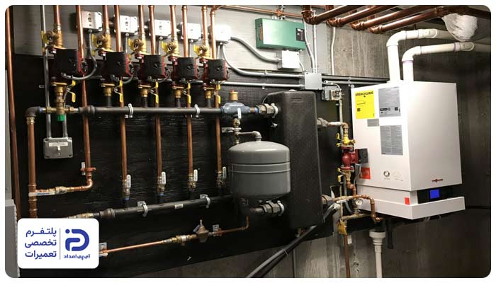 نصب سیستم گرمایشی موتورخانه