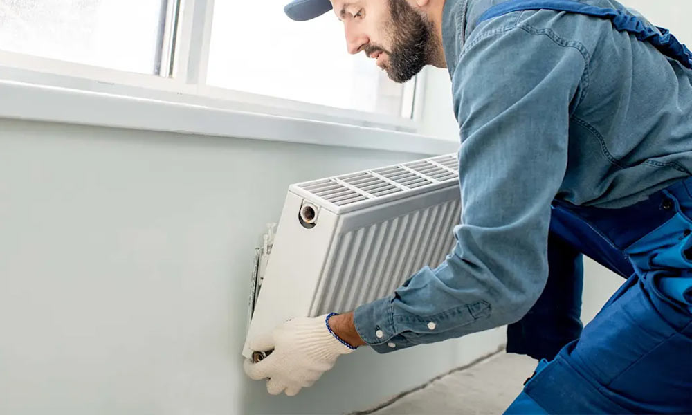 نصب رادیاتور شوفاژ