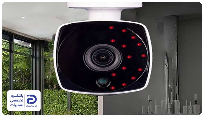 نصب پشت شیشه از علل کار نکردن دید در شب دوربین مداربسته
