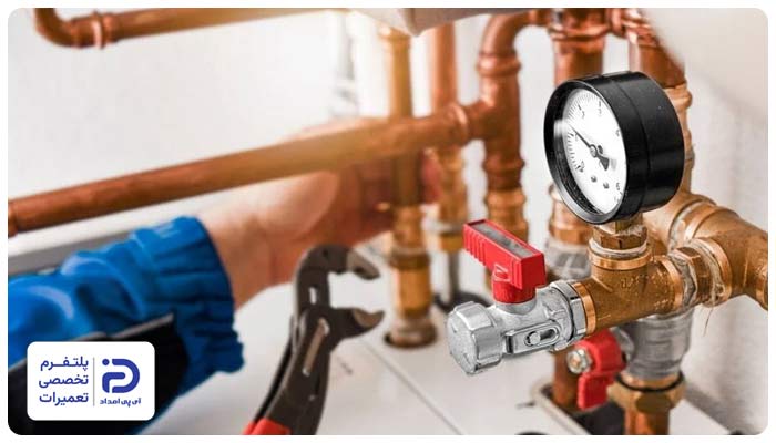 کافی نبودن فشار مشعل گازی موتورخانه