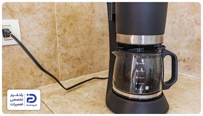 نبود برق یا مشکل در برق‌رسانی یکی از دلایل سبز نشدن چراغ قهوه‌ساز 