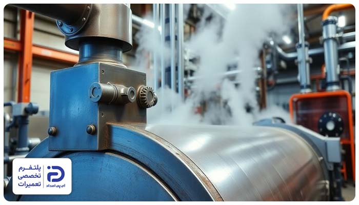 نشتی در دیگ بخار