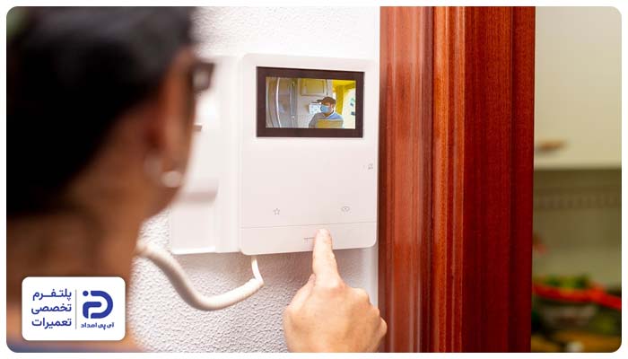 کیفیت پایین یا رزولوشن کم دوربین پنل آیفون تصویری