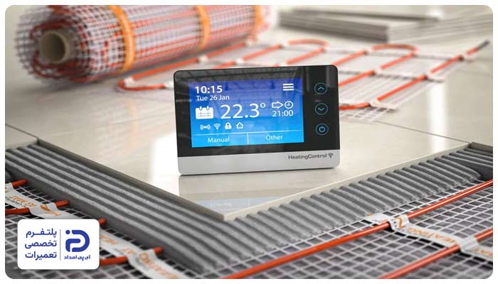 افت فشار سیستم گرمایش از کف