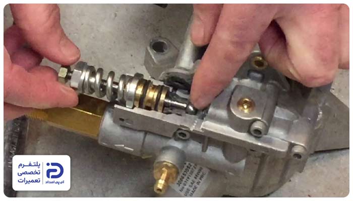 مشکلات مربوط به شیر تنظیم فشار یکی از علت های قطع و وصل شدن کارواش خانگی