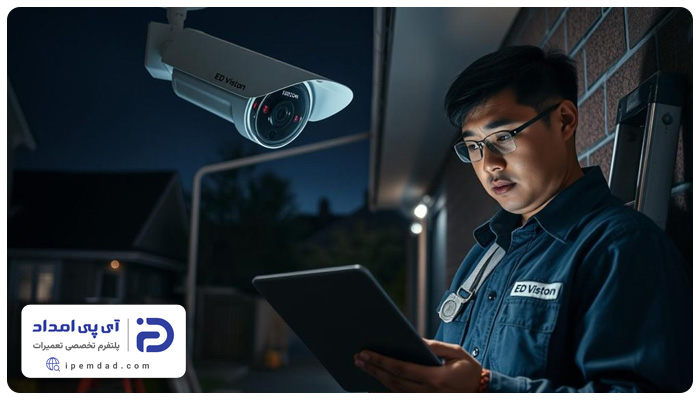 علت کار نکردن دید در شب دوربین مداربسته